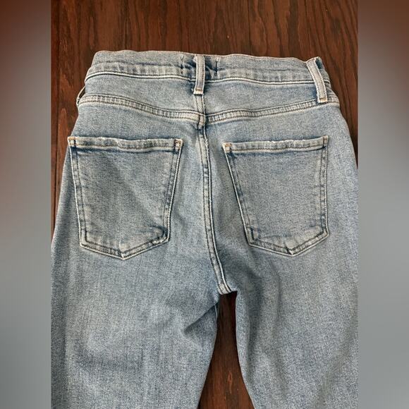 AGOLDE Sophie mid rise ankle distressed jeans 24 - Picture 7 of 11